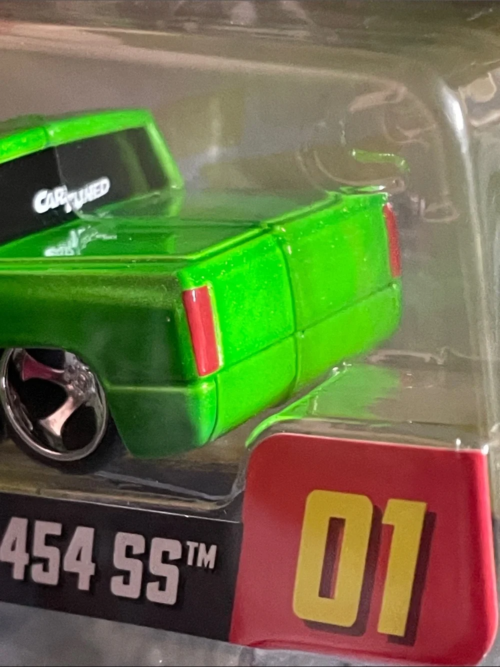 Car Tuned 90 Chevy 454 SS Diecast Toy Truck - Green
